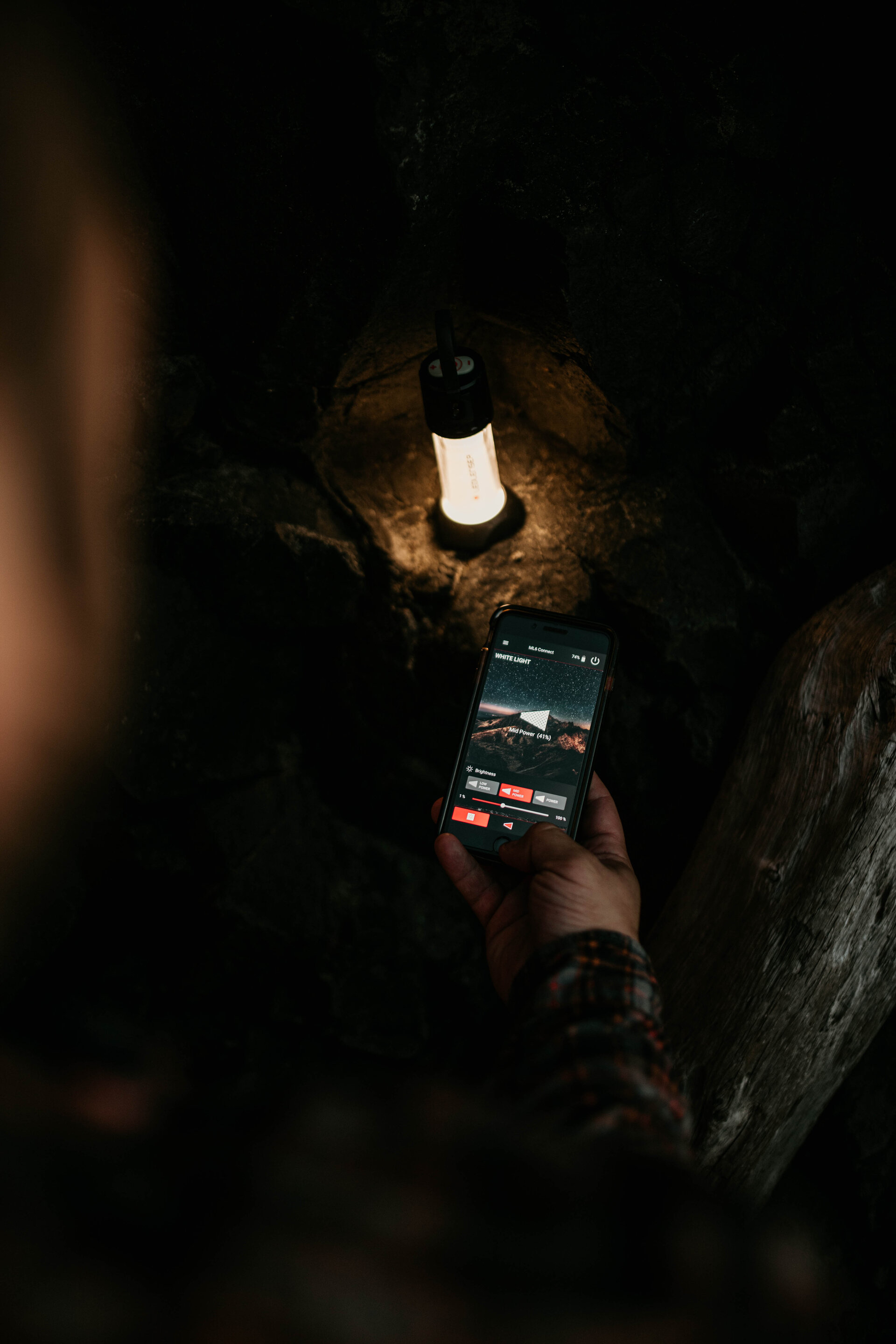 ML6 Connect WL: Outdoor lantern with remote control